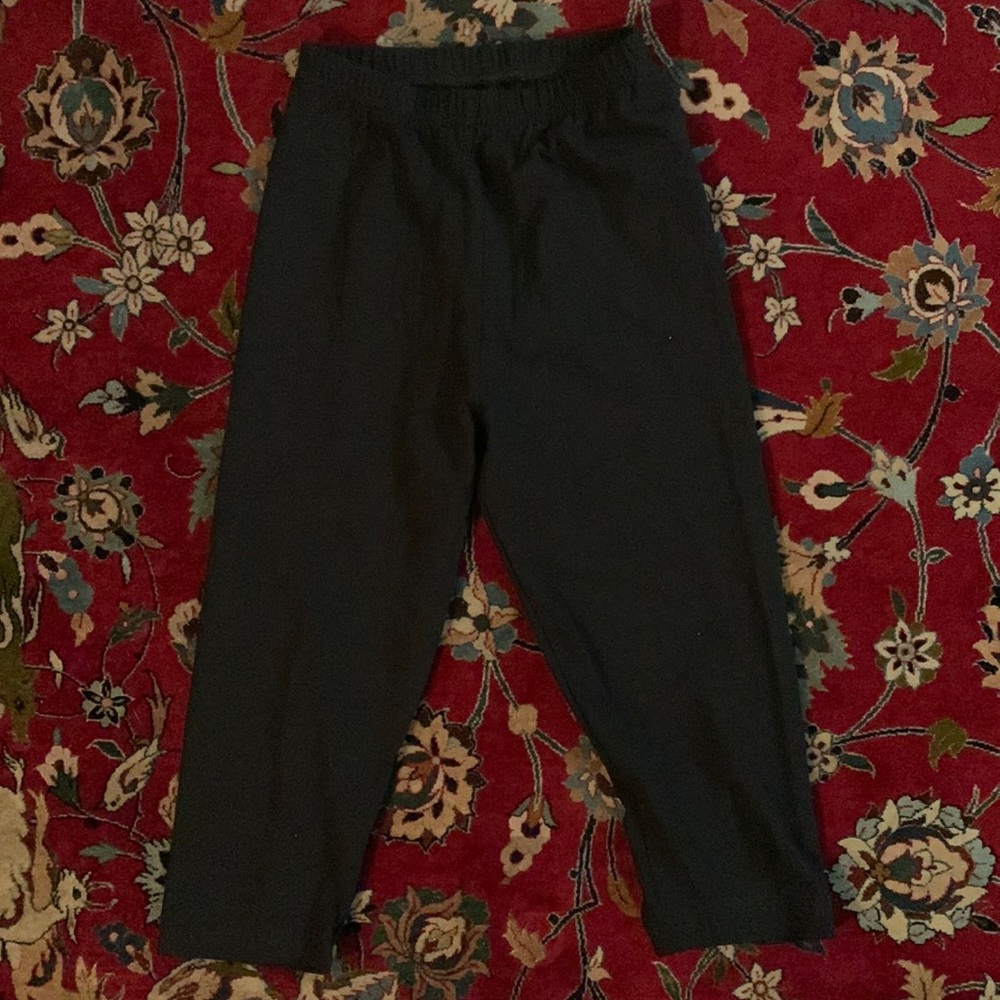 cotton spandex jersey crop leggings new with tags